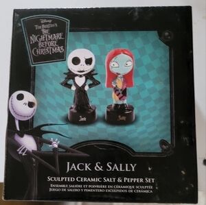 NWOT Jack & Sally Salt and Pepper Set